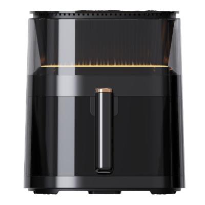 China 5l Stainless Steel Multifunctional Small Air Fryer Oven Smart Square Healthy Electric For Household Use for sale