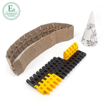 China Modelação por injeção plástica POM Chain Belt Conveyor da fricção resistente à venda