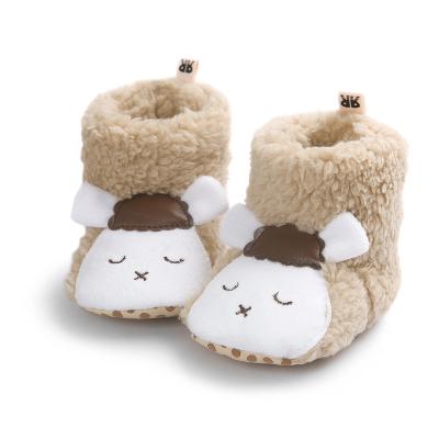 China Fashion Trend New Arrival Customize Stay On Spring Toddler Boys Girls Anti Slip Baby Sock Shoes Winter Snow Boots Infant Baby Shoes for sale