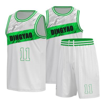 China Anti-Bacterial Popular custom basketball jersey sublimated basketball jersey uniform design for men for sale