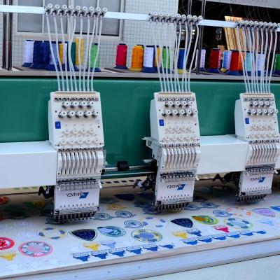 China Yonthin Automatic Single/2/6/8/12/Multi Industrial Automated High Speed Heads Apparel Embroidery Machines 9 Needles For Home for sale