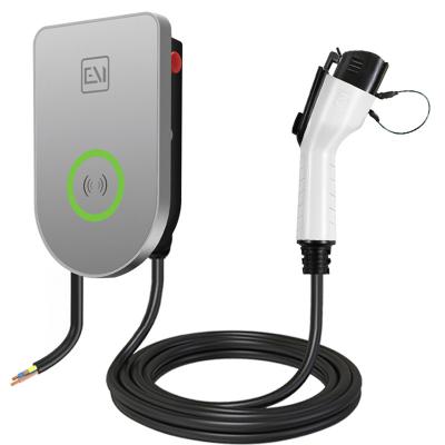 China Home EV Charger Wall Mounted Swipe Card Startintelligent Electric Vehicle Charger Ac Ev Charger Station J1772 Type 1 American Standard 9.6KW 40A 80-265V for sale