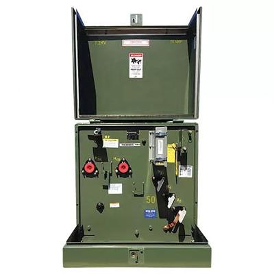 China Standard 100 KVA 75KVA U L Protection Mounted Transformer Primary 13800V 240/120V Secondary List Single Phase Power Distribution System ANSI IEEE Standard for sale