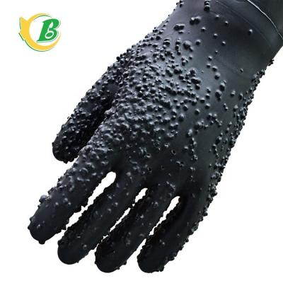 China Grain Particle Sand Blasting Gloves / Sandblasting Granule Gloves TB-RGS650A for sale