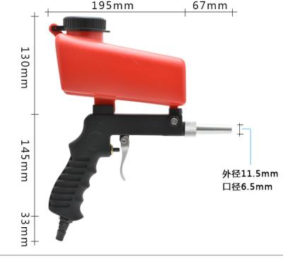 China Portable Hopper Gun High Speed Media Blaster Blaster Gun for sale