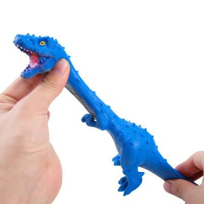 China TPR Wholesale Kids Dinosaur Squeeze Toys Innovative Solid Tyrannosaurus Rex for sale