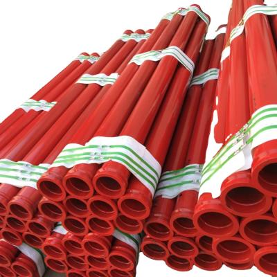 China Construction works ST52 Factory Concrete Pump Harden Pipes With Ends for sale