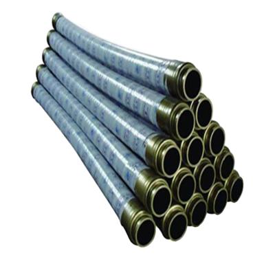 China Construction works Concrete Pump Flexible Natural High Quality Rubber Hose With Double Ends for sale