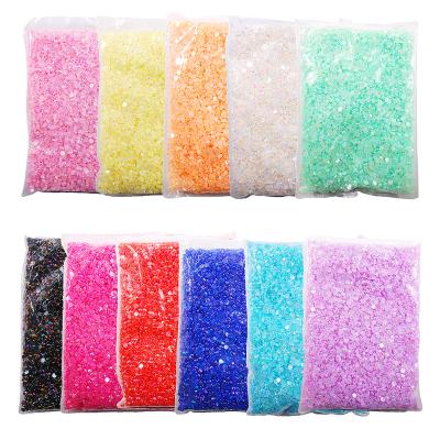 China Wholesale 1.5~8.0mm Resin Flat Back Flatback Rhinestone Freeze AB Color Art DIY Decoration Rhinestone Applique Rhinestones for sale
