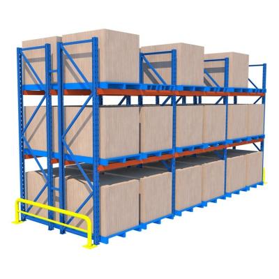 China Storage Shelving Industrial Selective Pallet Rack / Adjustable Heavy Duty Shelving / Storage Metal Shelves Assemble Warehouse Racking Systems for sale