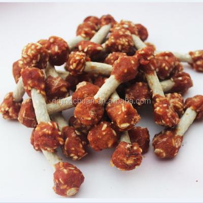 China Viable Chicken Rice Dummbell Duck Dummbell Dog Food Snacks Low Price Dog Chews for sale