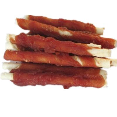 China 2017 Sustainable Product Innovative Pet Frozen Food Duck Wrap Rawhide Sticks Dog Food Dry Duck For Dog for sale