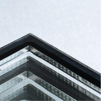 China 3 Layers Insulated Low E Glass Electric Glass Ice Cream Display Container Freezer Defogged Glass for sale