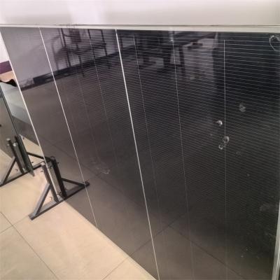 China Transparent Solar Panel Cadmium Telluride Power Generation Glass Commercial Building Construction Materil for sale