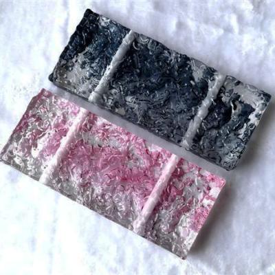 China Artistic Textured Glass Brick Blocks for Residential and Commercial Projects for sale