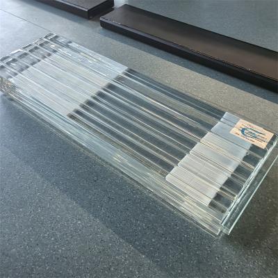 China Hot melt glass crystal tile crystal column creative design hotel shopping mall decoration translucent art glass for sale