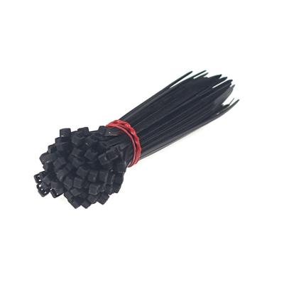 China Stensile strength China black or white color strong plastic cable tie(nylon cable tie) for sale