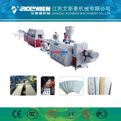中国 熱い押す薄板になるポリ塩化ビニールの天井機械、機械を作るポリ塩化ビニールの壁パネル 販売のため