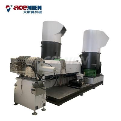 China Enige de Machinepp PE van de Schroef Plastic Granulator het Schrootpelletiseermachine van de HUISDIERENvlok Te koop