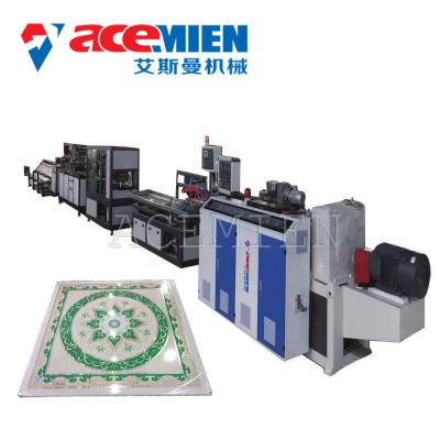 China Painel de teto fácil do PVC da instalação que faz a espessura personalizada máquina do comprimento à venda