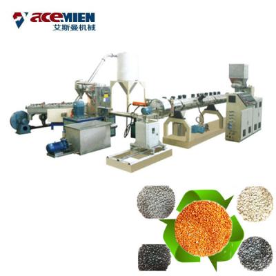 China Dubbel Stadiahuisdier die Machine, de Plastic Extruder van de Flessengranulator pelletiseren Te koop