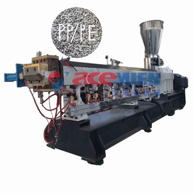 China Plastic 200KW-ABS PS Parallelle Tweelingschroefextruder Te koop