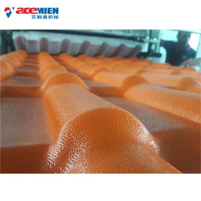 China High Speed Glazed Plastic Roofing Tile / Sheet Manufacturing Machine à venda