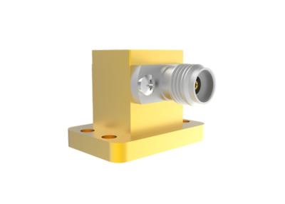 China 18GHz~40GHz WRD180 tot K2.92mm Vrouwelijke rechthoekige golfgeleider tot coaxadapter K/WRD180-KF Te koop