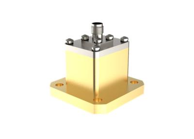 China 11.9GHz~18GHz WR62 tot SMA Vrouwelijke eindstartgolfgeleider tot coaxadapter SMA/BJ140-KFE Te koop