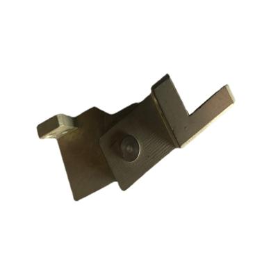 China Precision casting aluminum alloy steel products, connectors, automotive parts, material processing, drawing and sample as required for sale