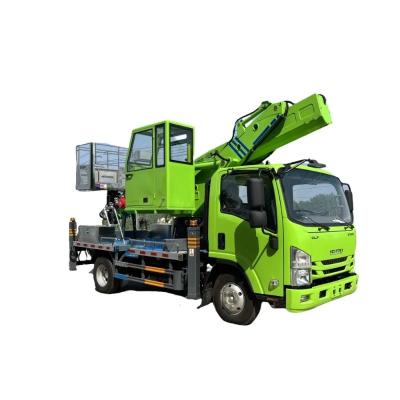 China Ladder Lift Truck 28m 34m 38m 46mTelescopic Boom Bucket Truck 25m Telescopic Boom Aerial Work Platform Truck for Sales for sale