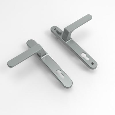 China Traditional Brushed Nickel Door Knobs Door Knob Plate Black Internal Door Handles With Low Price for sale