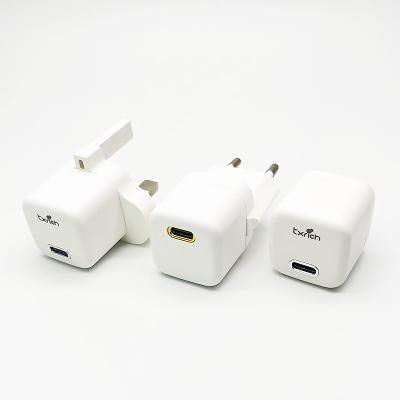 China High Speed For All USB-C 3.0 USB Wall Adapter 20w pd20w Super Fast Charger OEM Logo Us/uk/eu Mini Mobile Phone USB Charging cell mobile universal for sale