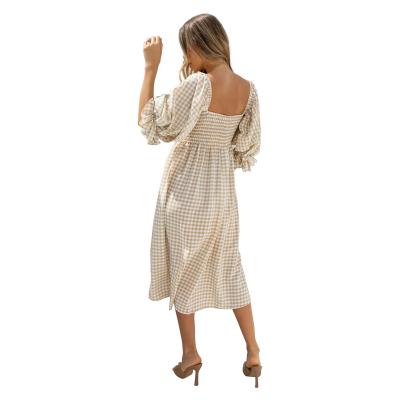 China New Arrival Good Quality Anti-static Fashion Sun Dresses Summer Korean Leaf Style Casual Sexy Dresses for sale