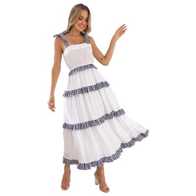 China Factory Wholesale High Quality Girls Off The Shoulder Breathable Summer Casual Party Long Dresses for sale