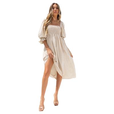 China New Style Fashion Printing Anti-Static Wrap Hip Sleeve Comfort Women Sportswear Half Sleeve Dresses for sale