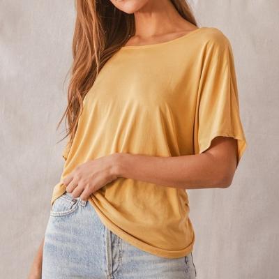 China Good quality QUICK DRY and good price holiday t-shirt for young ladies for sale