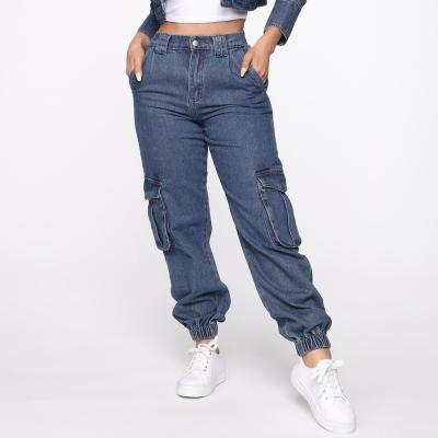 China QUICK DRY solid stylish denim pants for hip hop girls for sale