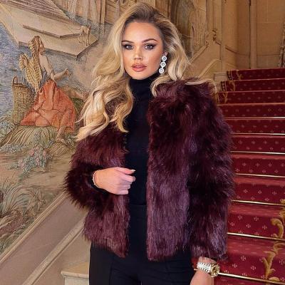 China Heavy Waterproof Faux Fur Coat With Latest Design for sale