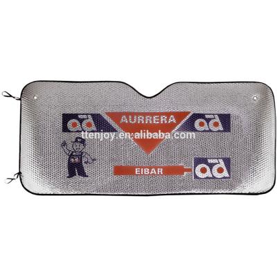 China 2022 Sports Upgrade PE Material Bubble Black Glue Car Sun Shade Sunshade for sale