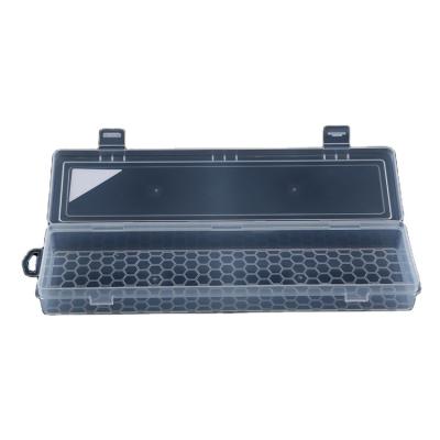 China Schools & Offices PP Plastic Transparent Brush Storage Case Pens Box for sale