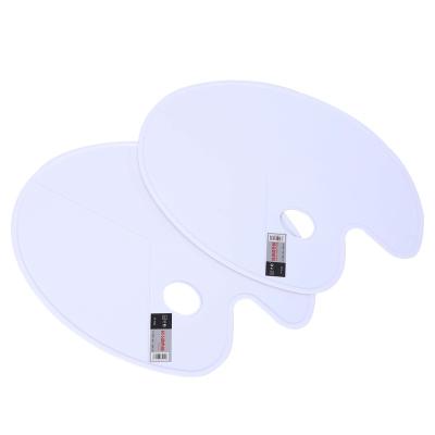 China Professional White Plastic Acrylic Paint Watercolor Palette for sale