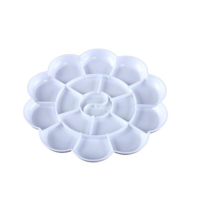 China 2022 pp color painting plastic wholesale high quality traditional round palette for sale