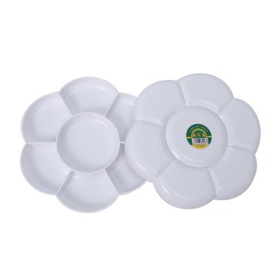 China Factory High Quality Plastic Palette Acrylic Watercolor Paint Palette For Painting for sale