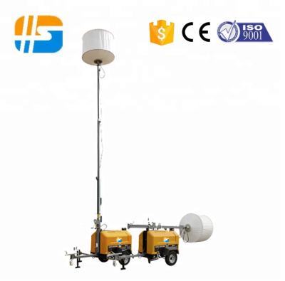 China Portable Rechargeable Metal Halide Inflatable Balloon Light Tower HSLT12000 for sale