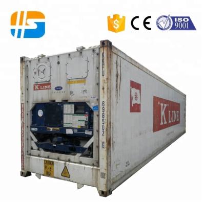 China Transporation New and Used 20 Ft, 40 Ft, 45 Ft ISO Reefer Shipping Containers for sale