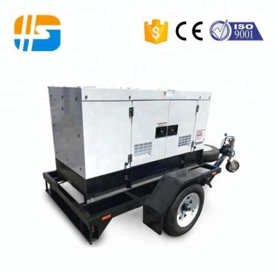 China 20kw Mobile Trailer Mounted Diesel Genset HS-T20 for sale