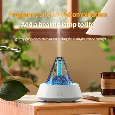 China Lava Aromatherapie Vlam Brandbevochtiger 0.7kg 80ml Met 7 Kleuren Led Licht Te koop