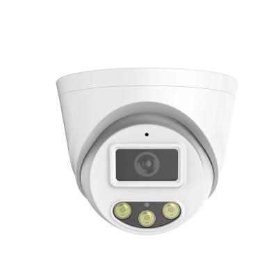 China Motion Detection HIK Compatible 8MP 4K HD POE ColorVu Full Color Dome Built-in Mic CCTV IP Camera for sale