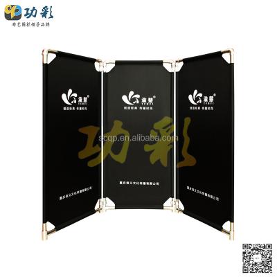 China it easy to create a barrier around an area of any size stainless steel maintenance warning folding guardrail advertising black color for sale